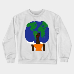 Melanated Mother Earth Crewneck Sweatshirt